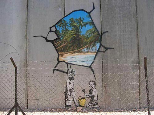 Banksy Art in Bethlehem