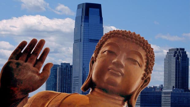 Max Zahn Buddha on Strike Against Goldman