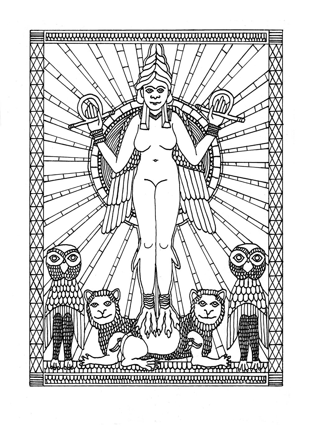 Occult Coloring Book