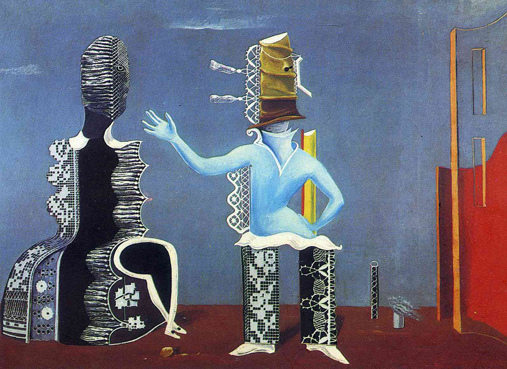 Max Ernst The Couple in Lace